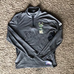 Milwaukee Bucks Under Armor Quarter Zip